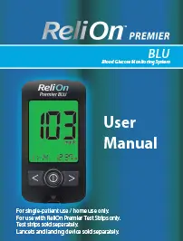 ReliOn Premier BLU - User Manual
