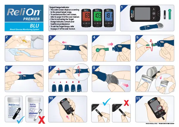 ReliOn Premier BLU - QRG