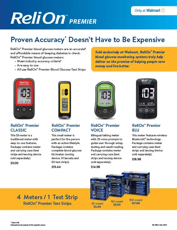 ReliOn Proven Accuracy Flyer