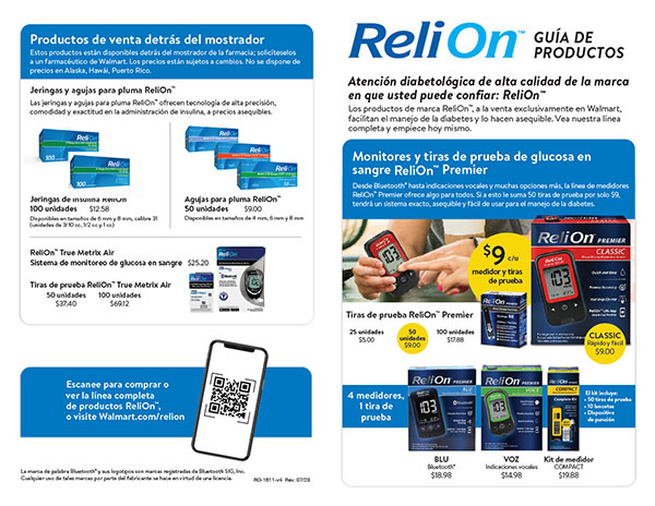 ReliOn Product Guide-Spanish - PRINT